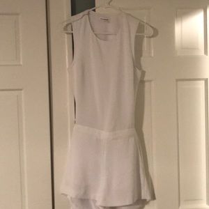 Club Monaco white open back romper